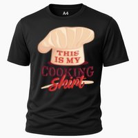 This Is My Cooking Shirt Chef Cooling Performance Crew T-Shirt