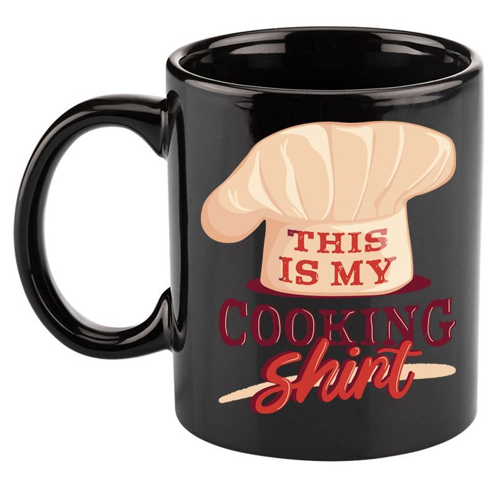 This Is My Cooking Shirt Chef 11oz C Handle Ceramic Mug