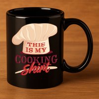 This Is My Cooking Shirt Chef 11oz C Handle Ceramic Mug