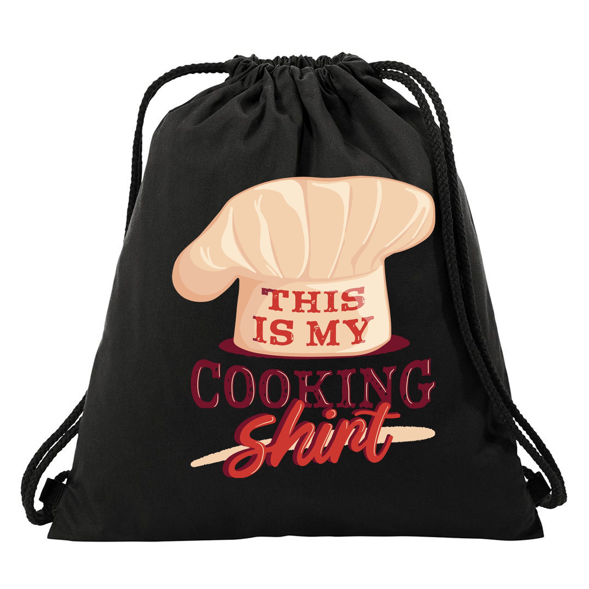 This Is My Cooking Shirt Chef Drawstring Bag