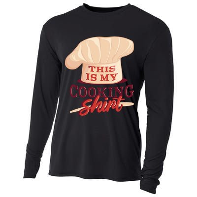 This Is My Cooking Shirt Chef Cooling Performance Long Sleeve Crew