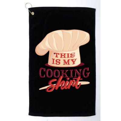 This Is My Cooking Shirt Chef Platinum Collection Golf Towel