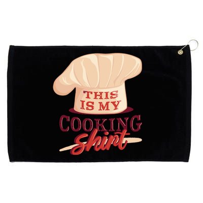 This Is My Cooking Shirt Chef Grommeted Golf Towel