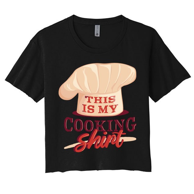 This Is My Cooking Shirt Chef Crop Top