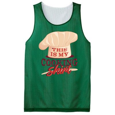 This Is My Cooking Shirt Chef Mesh Reversible Basketball Jersey Tank