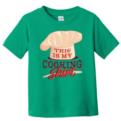 This Is My Cooking Shirt Chef Toddler T-Shirt