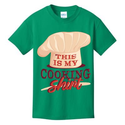 This Is My Cooking Shirt Chef Kids T-Shirt