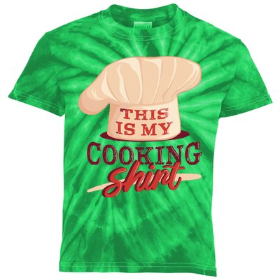 This Is My Cooking Shirt Chef Kids Tie-Dye T-Shirt