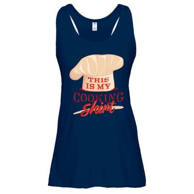 This Is My Cooking Shirt Chef Ladies Essential Flowy Tank