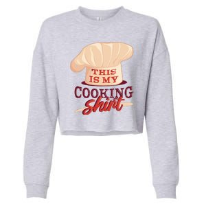 This Is My Cooking Shirt Chef Cropped Pullover Crew