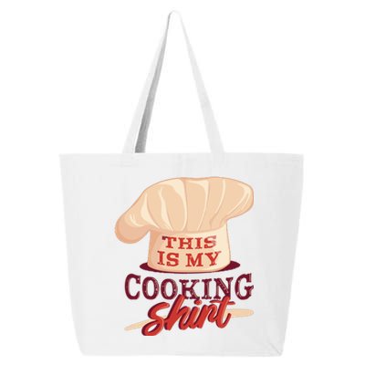 This Is My Cooking Shirt Chef 25L Jumbo Tote