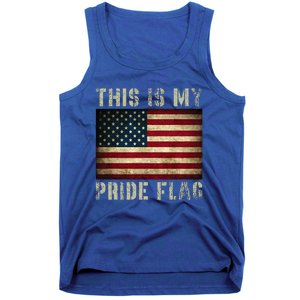 This Is My Pride Flag USA American 4th Of July Patriotic Tank Top