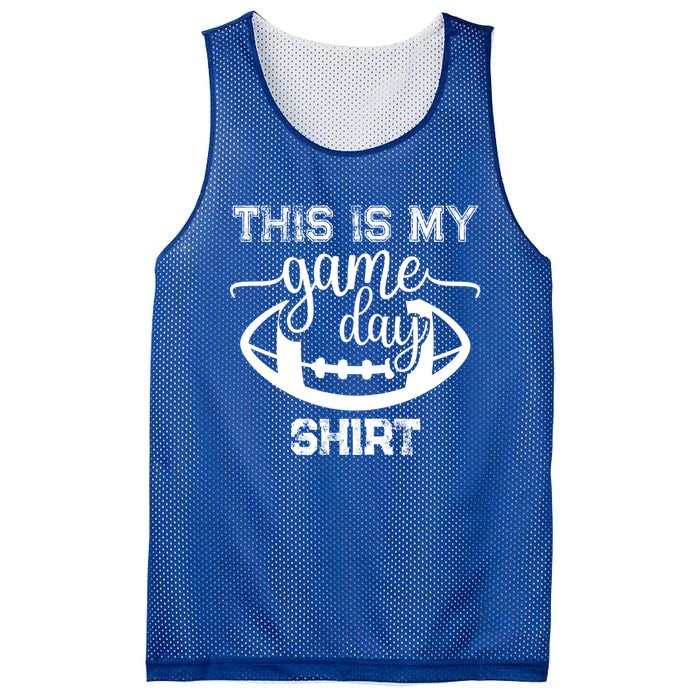 This Is My Game Day Great Gift Football Tops This Is My Game Day Gift Mesh Reversible Basketball Jersey Tank