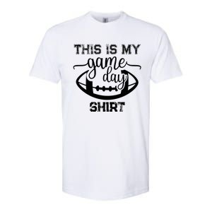 This Is My Game Day Great Gift Football Tops This Is My Game Day Gift Softstyle CVC T-Shirt