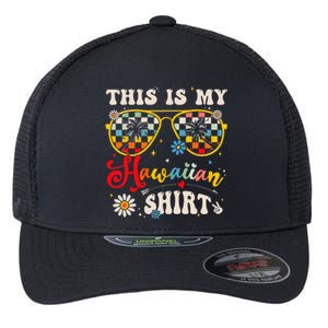 This Is My Hawaiian Tropical Luau Costume Party Hawaii Flexfit Unipanel Trucker Cap