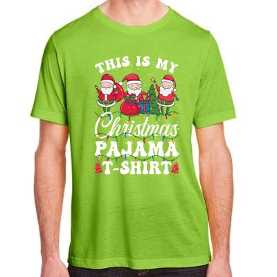 This Is My Santa Lovers Christmas Pajama Gift Adult ChromaSoft Performance T-Shirt