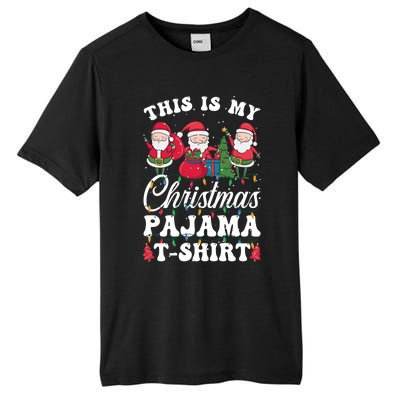 This Is My Santa Lovers Christmas Pajama Gift Tall Fusion ChromaSoft Performance T-Shirt