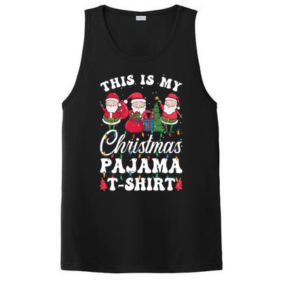 This Is My Santa Lovers Christmas Pajama Gift PosiCharge Competitor Tank