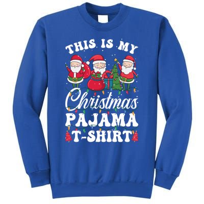 This Is My Santa Lovers Christmas Pajama Gift Sweatshirt