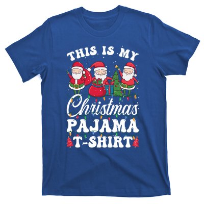 This Is My Santa Lovers Christmas Pajama Gift T-Shirt