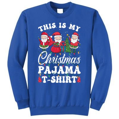 This Is My Santa Lovers Christmas Pajama Gift Tall Sweatshirt