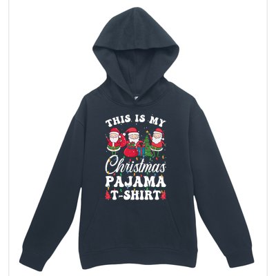 This Is My Santa Lovers Christmas Pajama Gift Urban Pullover Hoodie