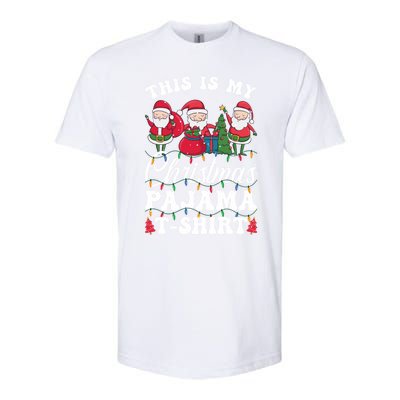 This Is My Santa Lovers Christmas Pajama Gift Softstyle CVC T-Shirt