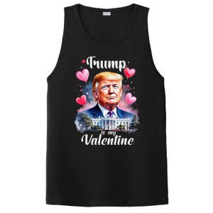 Trump Is My Valentine Funny Patriotic ValentineS Day 2025 PosiCharge Competitor Tank