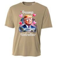 Trump Is My Valentine Funny Patriotic ValentineS Day 2025 Cooling Performance Crew T-Shirt