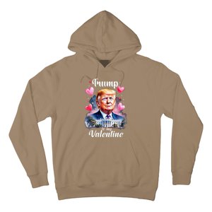 Trump Is My Valentine Funny Patriotic ValentineS Day 2025 Hoodie