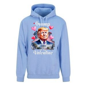 Trump Is My Valentine Funny Patriotic ValentineS Day 2025 Unisex Surf Hoodie