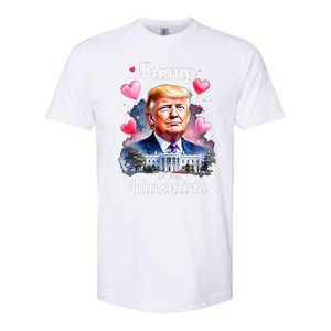 Trump Is My Valentine Funny Patriotic ValentineS Day 2025 Softstyle CVC T-Shirt