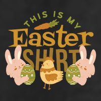 This Is My Easter Shirt 7 Panel Mesh Trucker Snapback Hat
