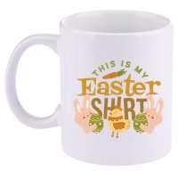 This Is My Easter Shirt 11oz C Handle Ceramic Mug