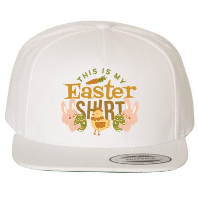 This Is My Easter Shirt Wool Snapback Cap