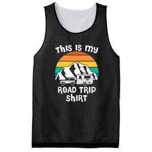 This Is My Road Trip RV Camping Gift Mesh Reversible Basketball Jersey Tank