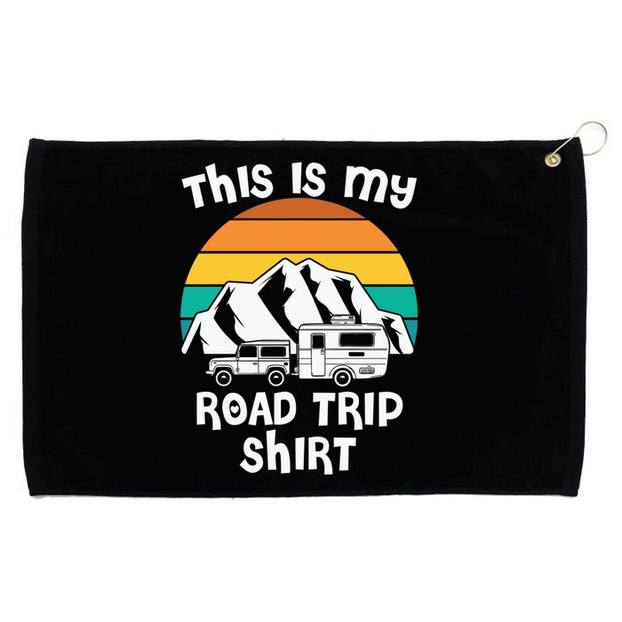 This Is My Road Trip RV Camping Gift Grommeted Golf Towel