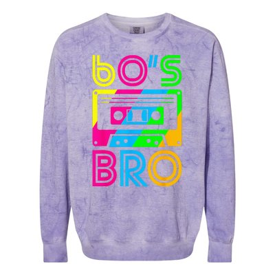 This Is My 60s Bro Costume Retro Halloween 1960s 60s Party Colorblast Crewneck Sweatshirt