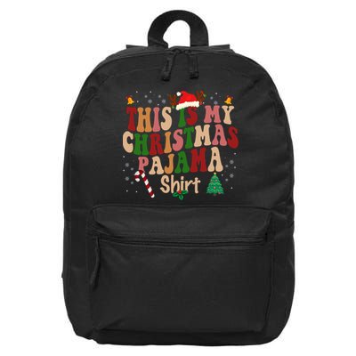 This Is My Christmas Pajama 16 in Basic Backpack