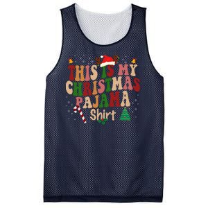 This Is My Christmas Pajama Mesh Reversible Basketball Jersey Tank