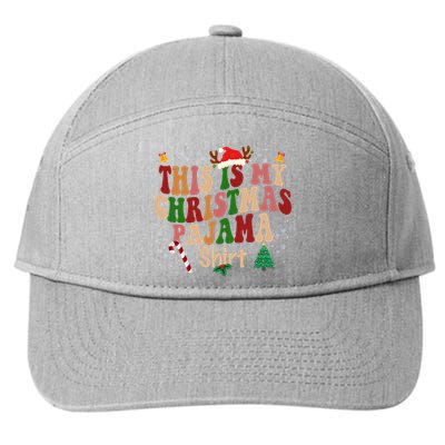 This Is My Christmas Pajama 7-Panel Snapback Hat