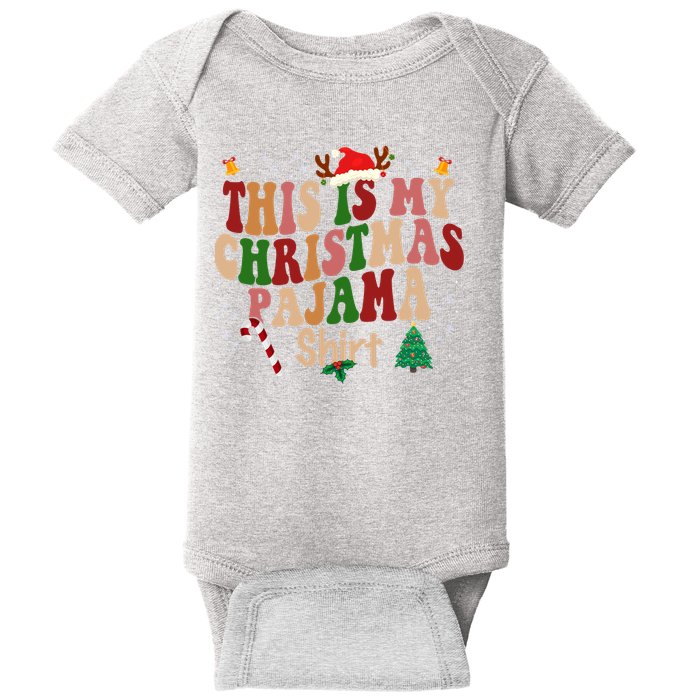 This Is My Christmas Pajama Baby Bodysuit