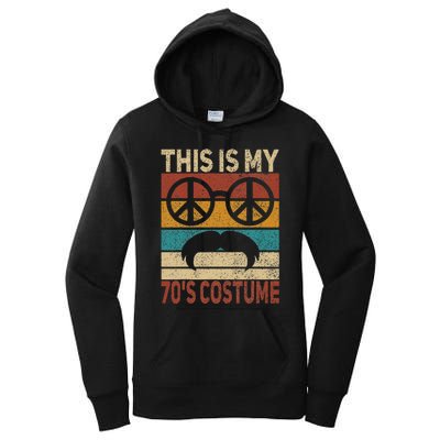 This Is My 70s Costume 70 Styles 70's Disco 1970s Outfit Women's Pullover Hoodie