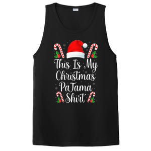 This Is My Christmas Pajama Funny Family Matching Xmas  PosiCharge Competitor Tank