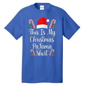 This Is My Christmas Pajama Funny Family Matching Xmas  Tall T-Shirt