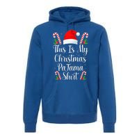 This Is My Christmas Pajama Funny Family Matching Xmas  Premium Hoodie