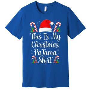 This Is My Christmas Pajama Funny Family Matching Xmas  Premium T-Shirt