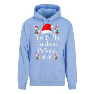 This Is My Christmas Pajama Funny Family Matching Xmas  Unisex Surf Hoodie