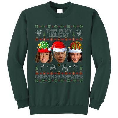 This Is My Ugliest Christmas Sweater Funny Joe Biden Kamala Sweatshirt