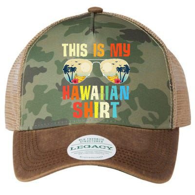 This Is My Hawaiian Tropical Summer Party Hawaii Legacy Tie Dye Trucker Hat